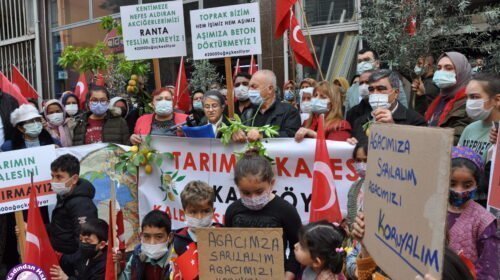 Kaleköy halkı isyanda: Aşımıza beton döktürmeyiz